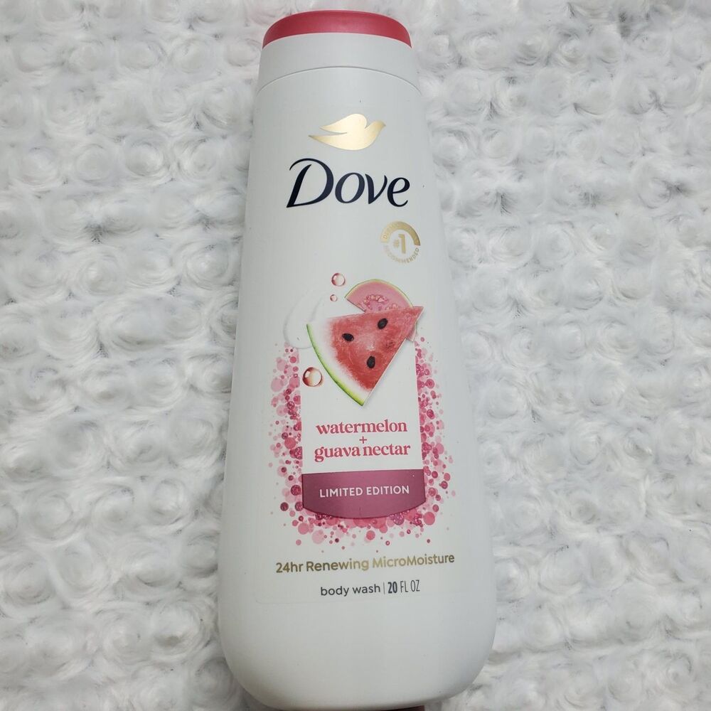 Dove Watermelon + Guava Nectar Body Wash 20 fl oz 24hr Renewing Micro Moisture